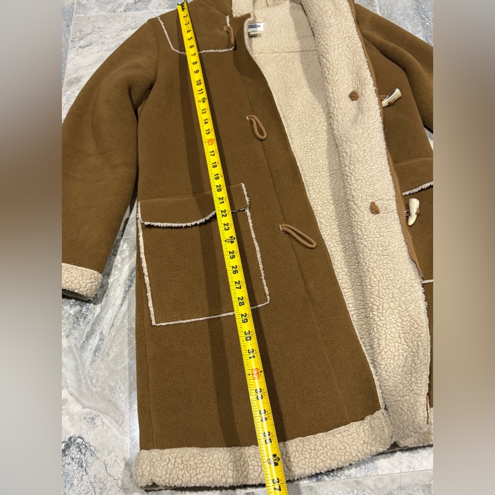 Old Navy Brown and Cream Coat - Picture 4 of 6
